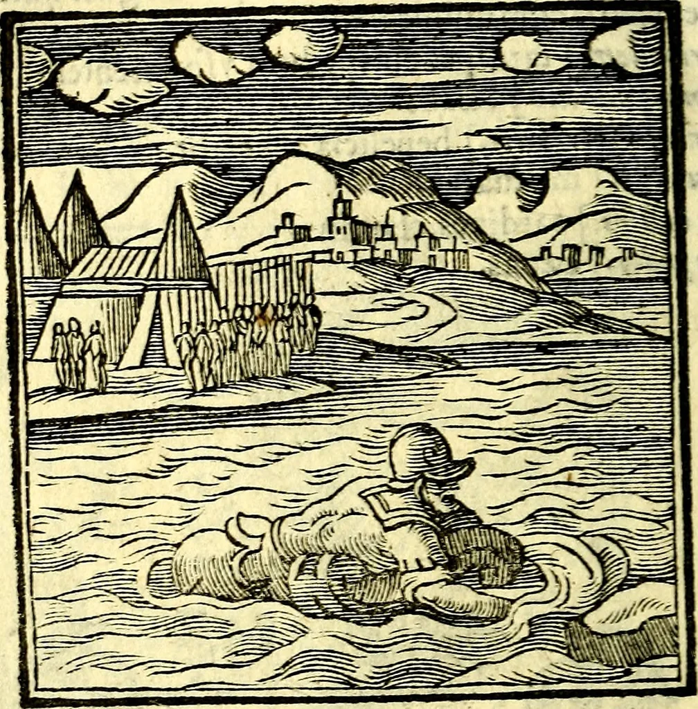 An illustration from Emblemata v. cl. Andreae Alciati : cū imaginibus plerisque restitutis ad mentem auctoris, 1618, leaf 339