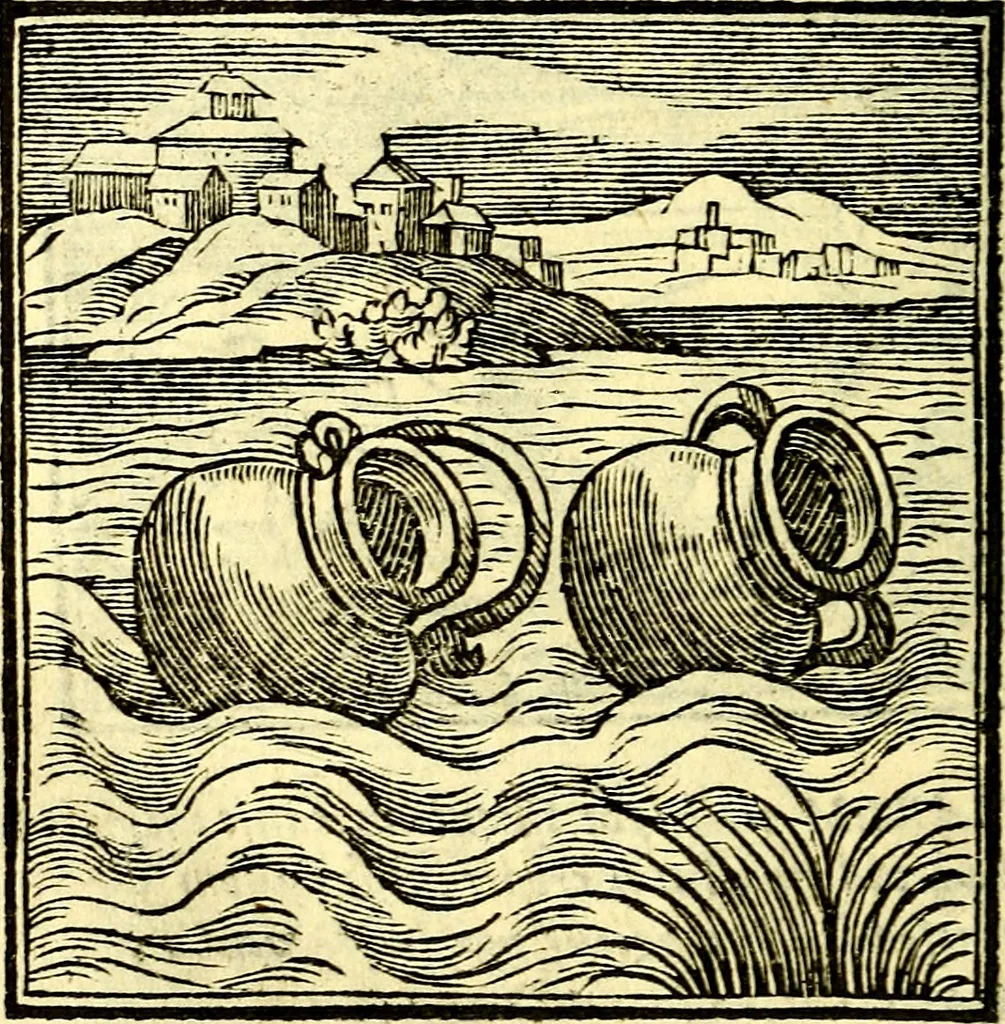 An illustration from Emblemata v. cl. Andreae Alciati : cū imaginibus plerisque restitutis ad mentem auctoris, 1618, leaf 345