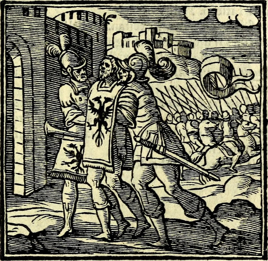 An illustration from Emblemata v. cl. Andreae Alciati : cū imaginibus plerisque restitutis ad mentem auctoris, 1618, leaf 360