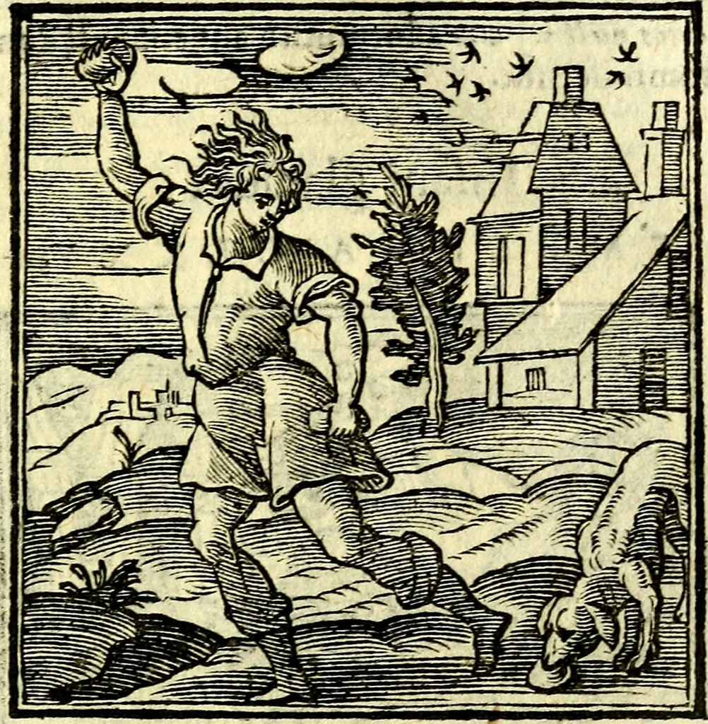 An illustration from Emblemata v. cl. Andreae Alciati : cū imaginibus plerisque restitutis ad mentem auctoris, 1618, leaf 362