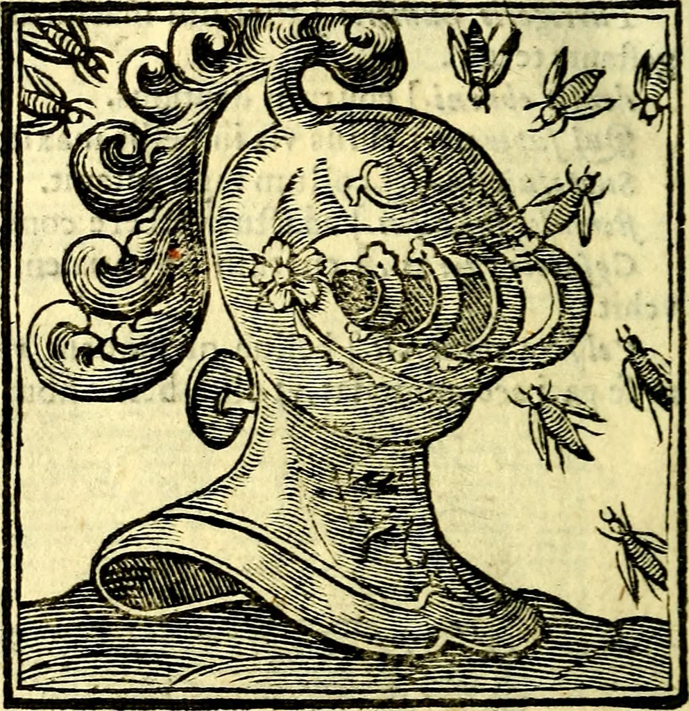 An illustration from Emblemata v. cl. Andreae Alciati : cū imaginibus plerisque restitutis ad mentem auctoris, 1618, leaf 367