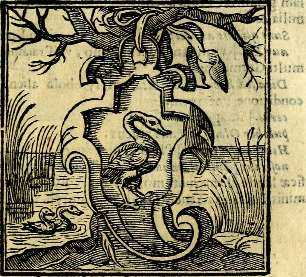 An illustration from Emblemata v. cl. Andreae Alciati : cū imaginibus plerisque restitutis ad mentem auctoris, 1618, leaf 378