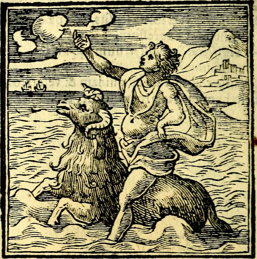 An illustration from Emblemata v. cl. Andreae Alciati : cū imaginibus plerisque restitutis ad mentem auctoris, 1618, leaf 393