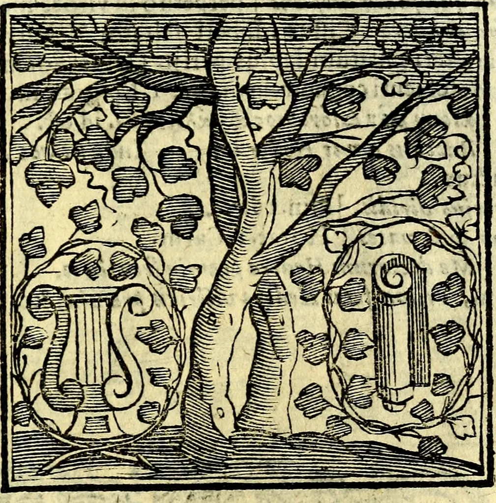 An illustration from Emblemata v. cl. Andreae Alciati : cū imaginibus plerisque restitutis ad mentem auctoris, 1618, leaf 416