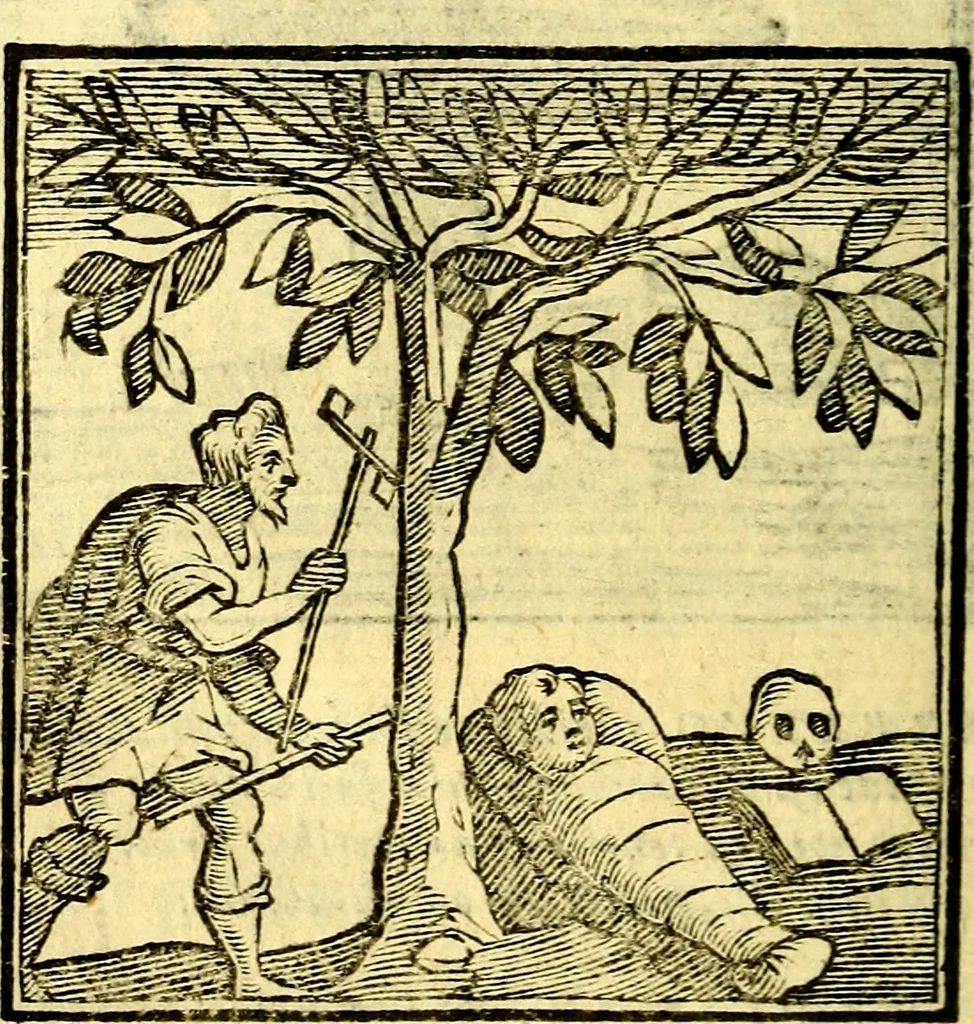 An illustration from Emblemata v. cl. Andreae Alciati : cū imaginibus plerisque restitutis ad mentem auctoris, 1618, leaf 421