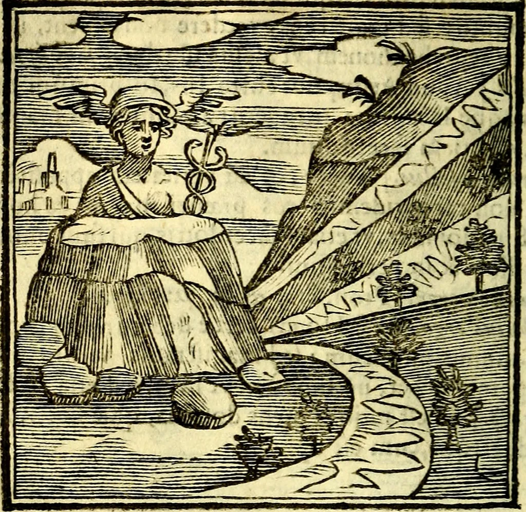 An illustration from Emblemata v. cl. Andreae Alciati : cū imaginibus plerisque restitutis ad mentem auctoris, 1618, leaf 69