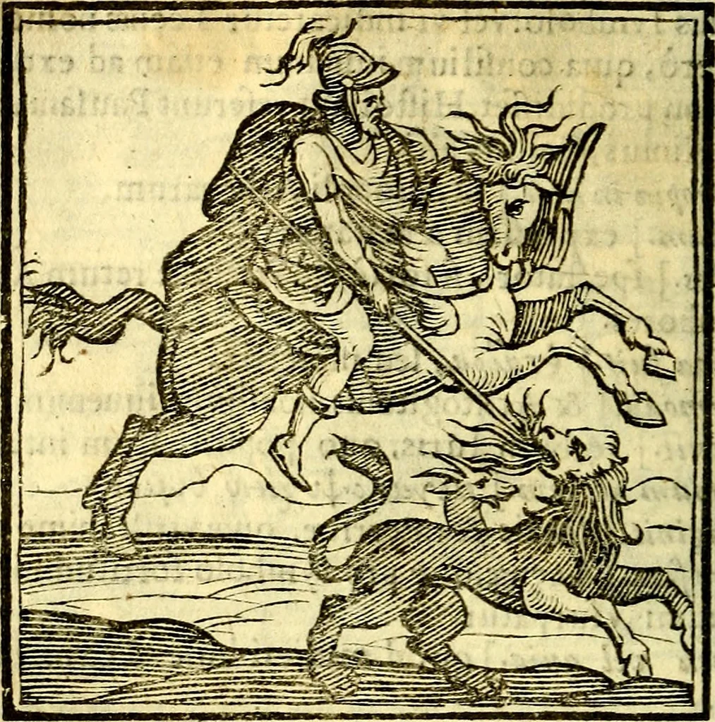 An illustration from Emblemata v. cl. Andreae Alciati : cū imaginibus plerisque restitutis ad mentem auctoris, 1618, leaf 81