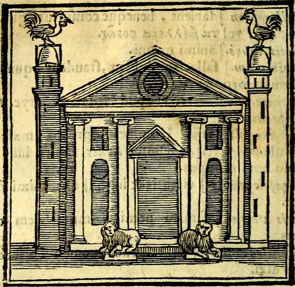 An illustration from Emblemata v. cl. Andreae Alciati : cū imaginibus plerisque restitutis ad mentem auctoris, 1618, leaf 83