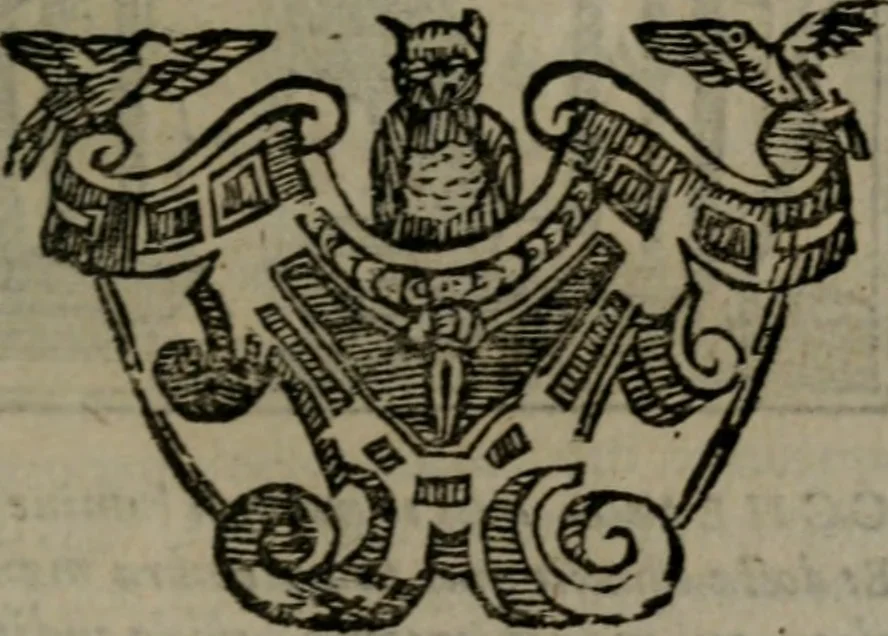 An illustration from Emblemata v. cl. Andreae Alciati : cu imaginibus plerisque restitutis ad mentem auctoris, 1618, leaf 100