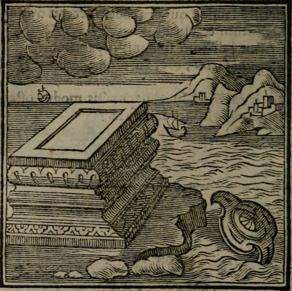 An illustration from Emblemata v. cl. Andreae Alciati : cu imaginibus plerisque restitutis ad mentem auctoris, 1618, leaf 109