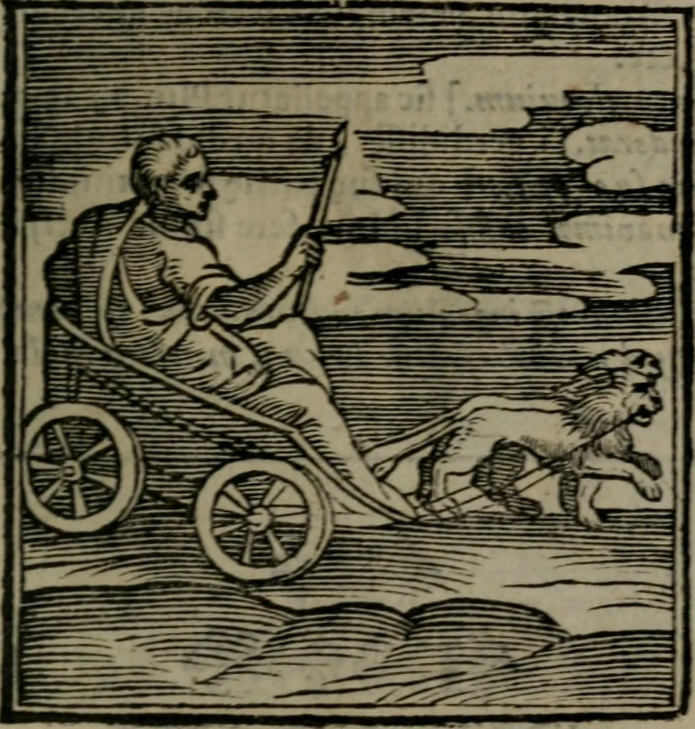 An illustration from Emblemata v. cl. Andreae Alciati : cu imaginibus plerisque restitutis ad mentem auctoris, 1618, leaf 112