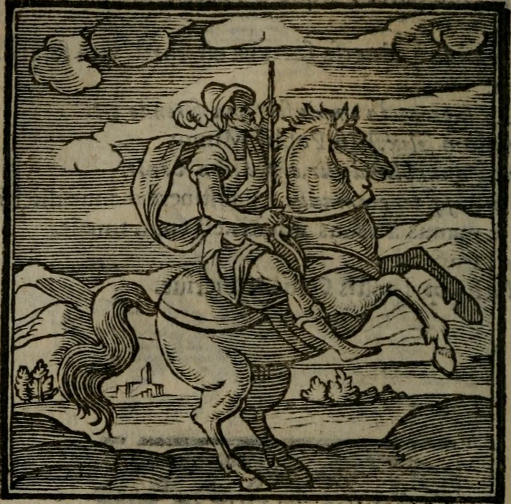 An illustration from Emblemata v. cl. Andreae Alciati : cu imaginibus plerisque restitutis ad mentem auctoris, 1618, leaf 123