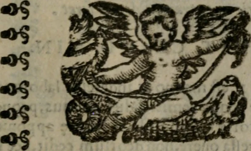 An illustration from Emblemata v. cl. Andreae Alciati : cu imaginibus plerisque restitutis ad mentem auctoris, 1618, leaf 124