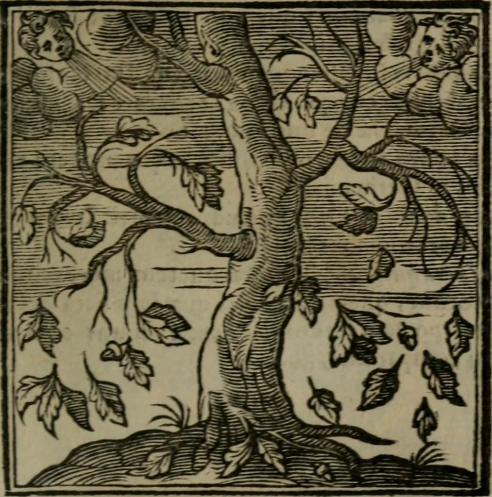 An illustration from Emblemata v. cl. Andreae Alciati : cu imaginibus plerisque restitutis ad mentem auctoris, 1618, leaf 136