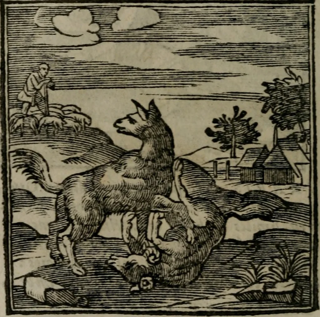 An illustration from Emblemata v. cl. Andreae Alciati : cu imaginibus plerisque restitutis ad mentem auctoris, 1618, leaf 173