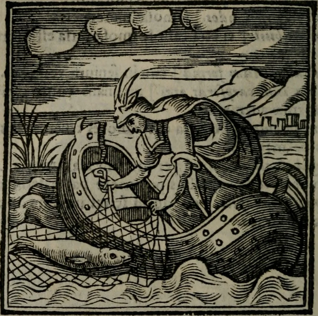 An illustration from Emblemata v. cl. Andreae Alciati : cu imaginibus plerisque restitutis ad mentem auctoris, 1618, leaf 189