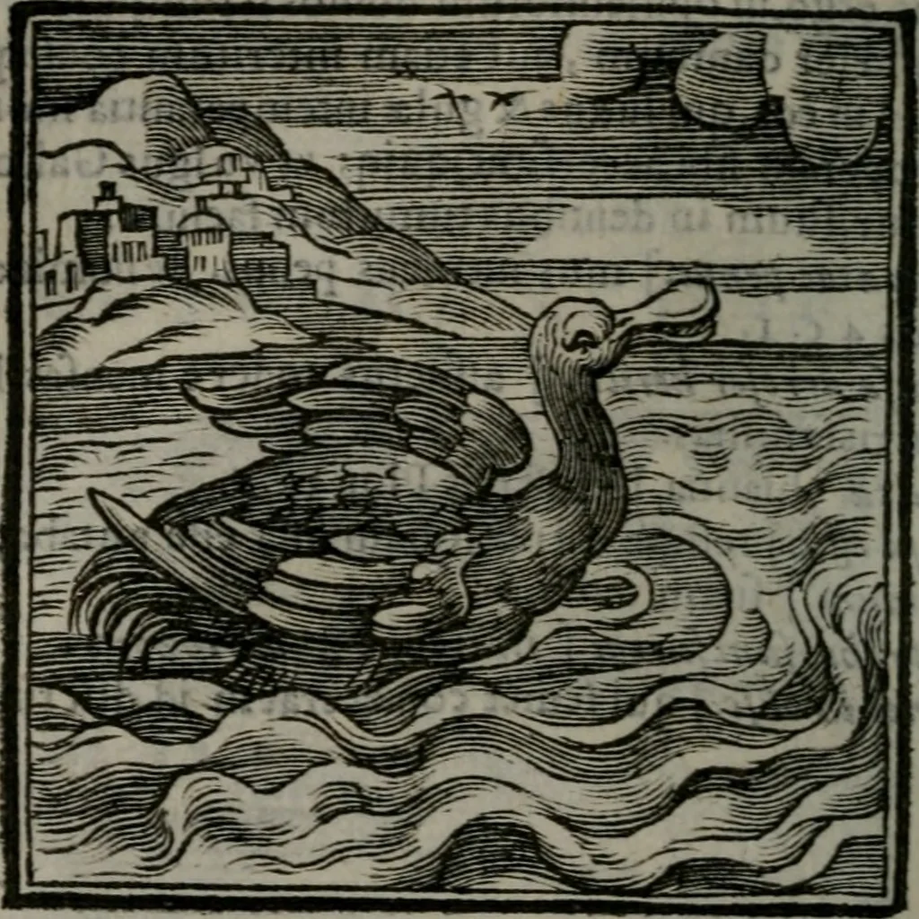 An illustration from Emblemata v. cl. Andreae Alciati : cu imaginibus plerisque restitutis ad mentem auctoris, 1618, leaf 221