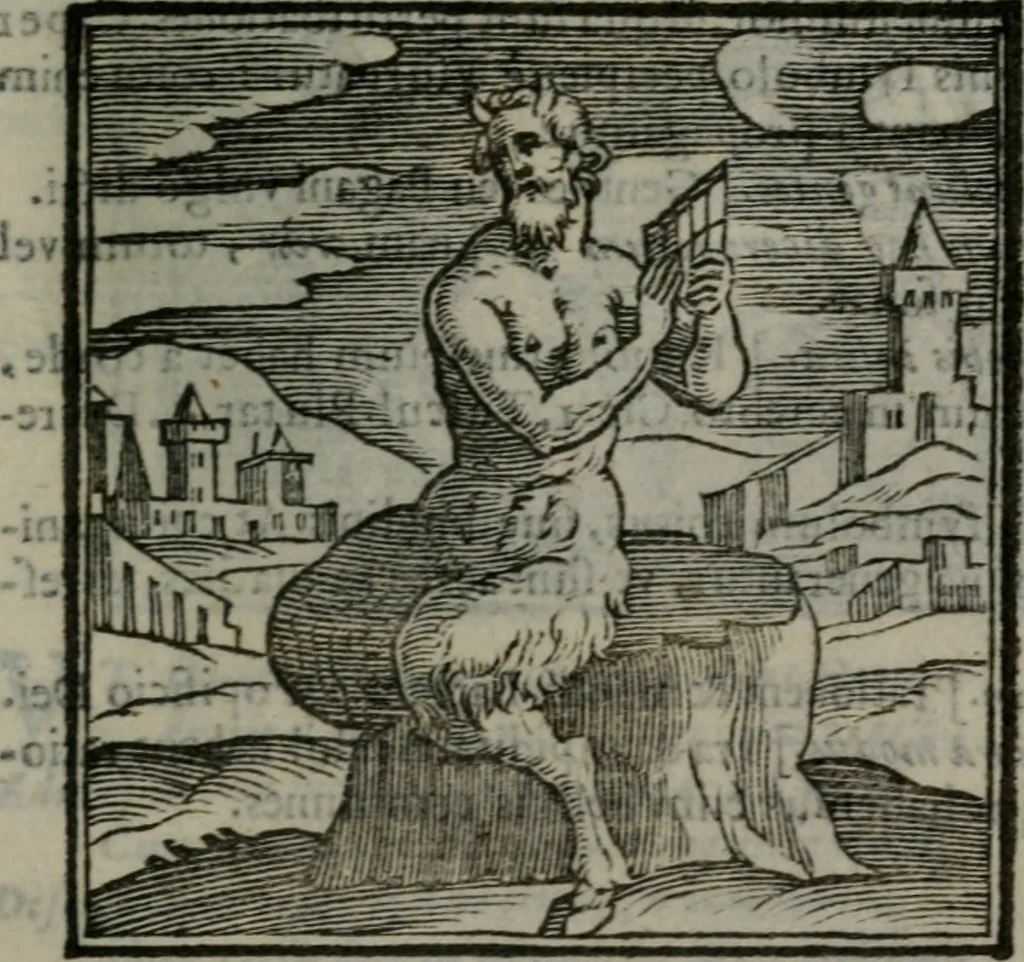 An illustration from Emblemata v. cl. Andreae Alciati : cu imaginibus plerisque restitutis ad mentem auctoris, 1618, leaf 224