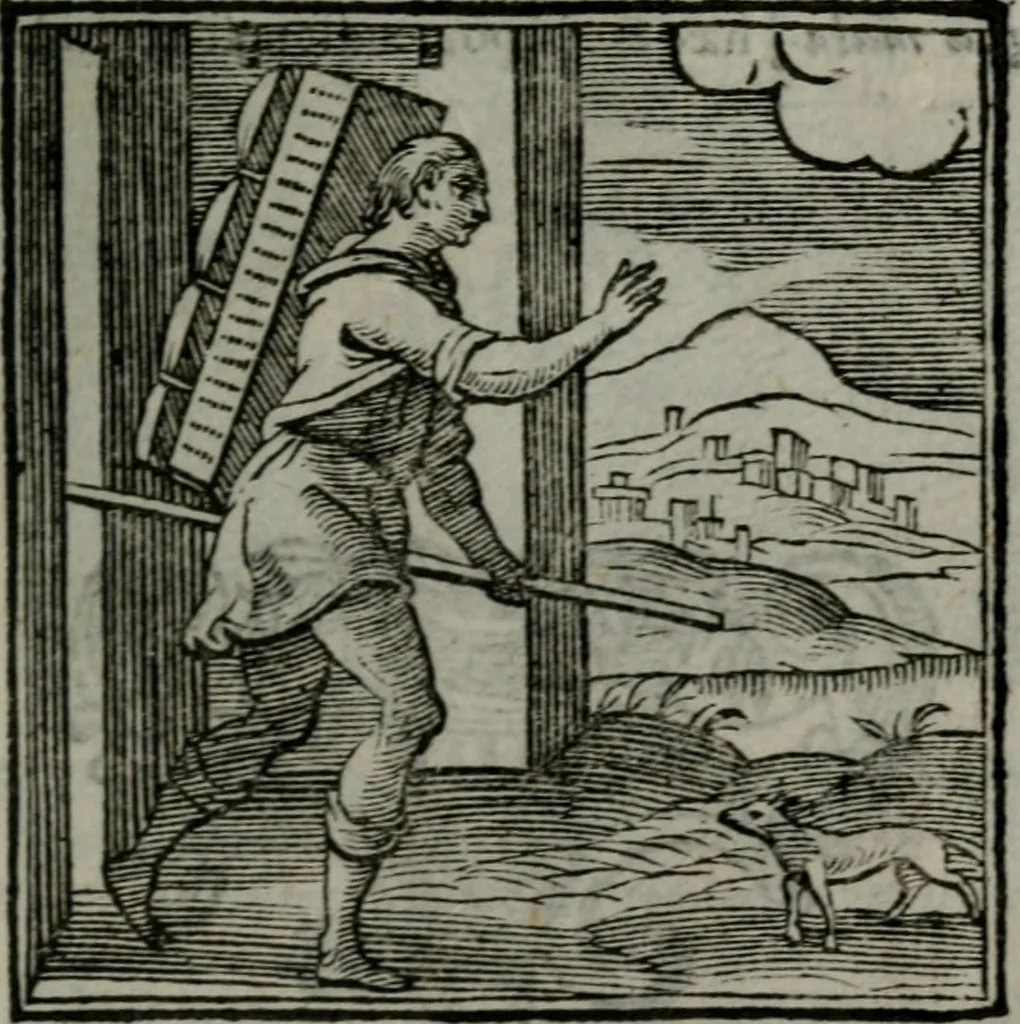 An illustration from Emblemata v. cl. Andreae Alciati : cu imaginibus plerisque restitutis ad mentem auctoris, 1618, leaf 260