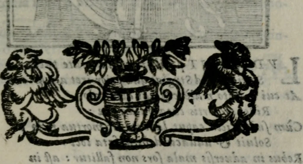 An illustration from Emblemata v. cl. Andreae Alciati : cu imaginibus plerisque restitutis ad mentem auctoris, 1618, leaf 264
