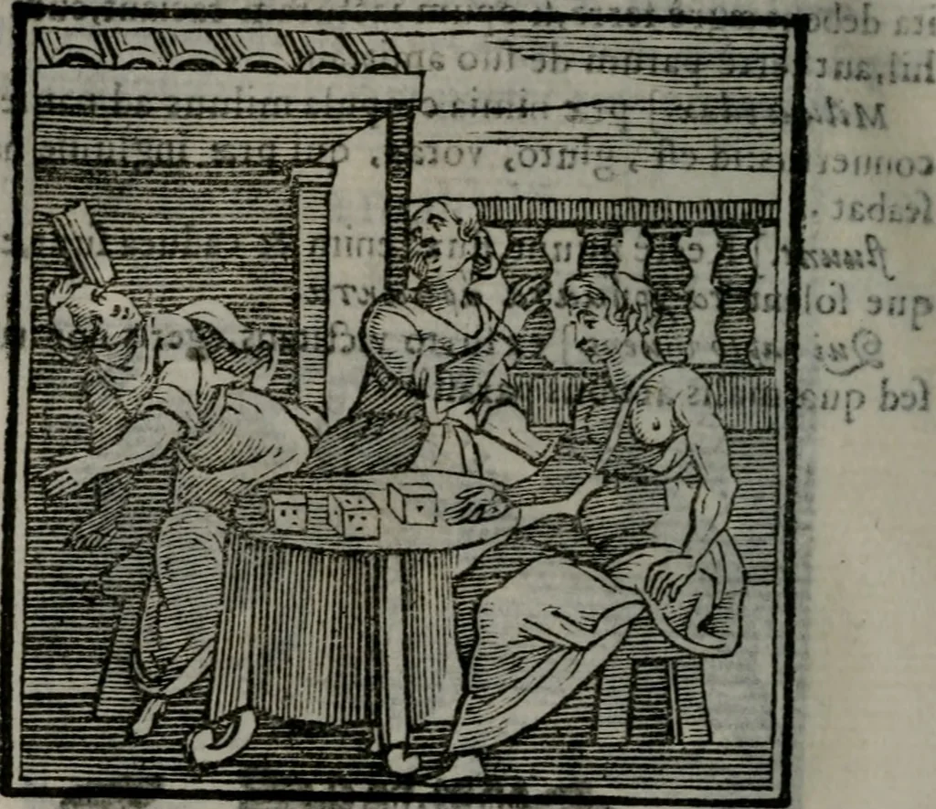 An illustration from Emblemata v. cl. Andreae Alciati : cu imaginibus plerisque restitutis ad mentem auctoris, 1618, leaf 265