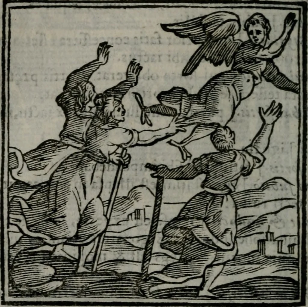 An illustration from Emblemata v. cl. Andreae Alciati : cu imaginibus plerisque restitutis ad mentem auctoris, 1618, leaf 267