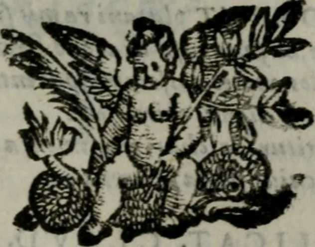 An illustration from Emblemata v. cl. Andreae Alciati : cu imaginibus plerisque restitutis ad mentem auctoris, 1618, leaf 268