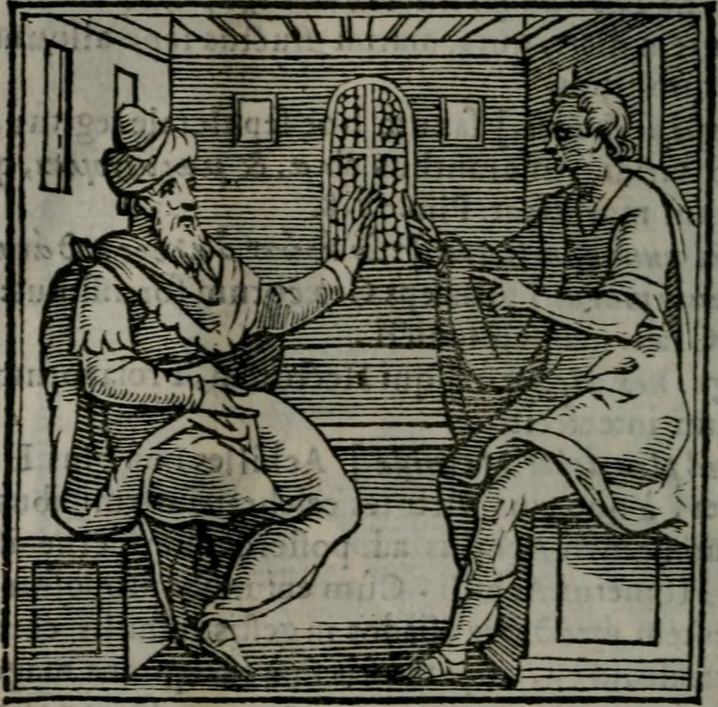 An illustration from Emblemata v. cl. Andreae Alciati : cu imaginibus plerisque restitutis ad mentem auctoris, 1618, leaf 279