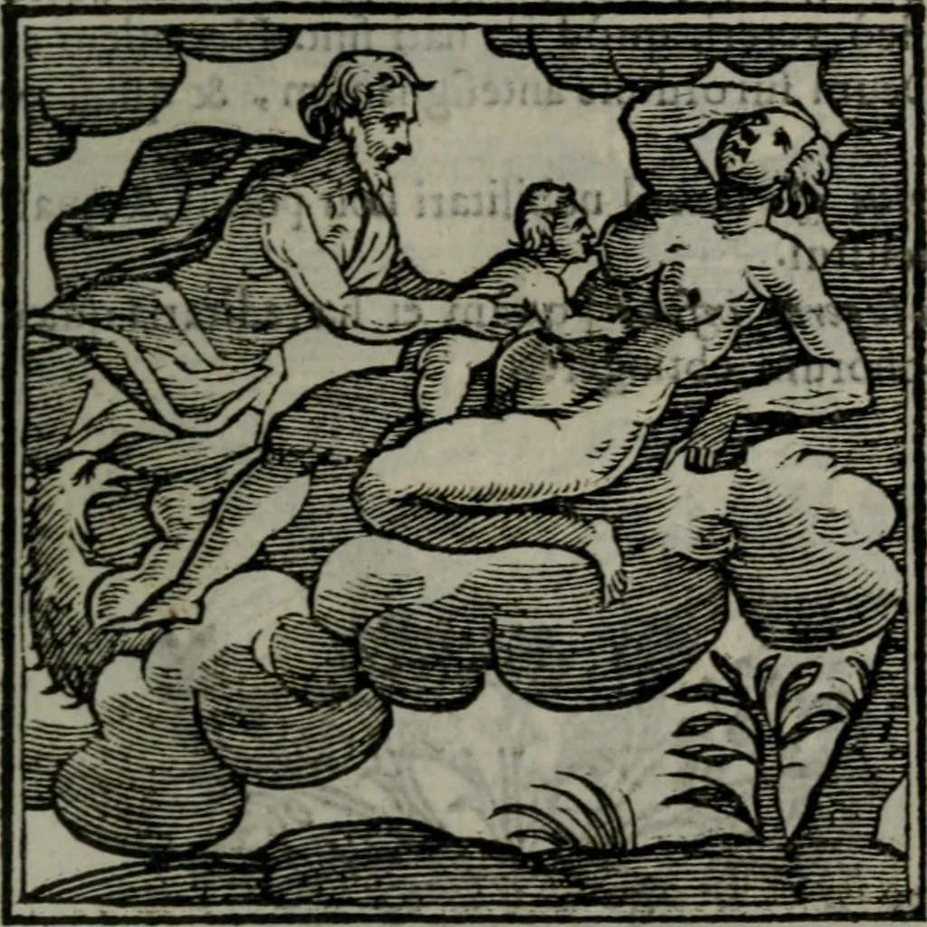 An illustration from Emblemata v. cl. Andreae Alciati : cu imaginibus plerisque restitutis ad mentem auctoris, 1618, leaf 284