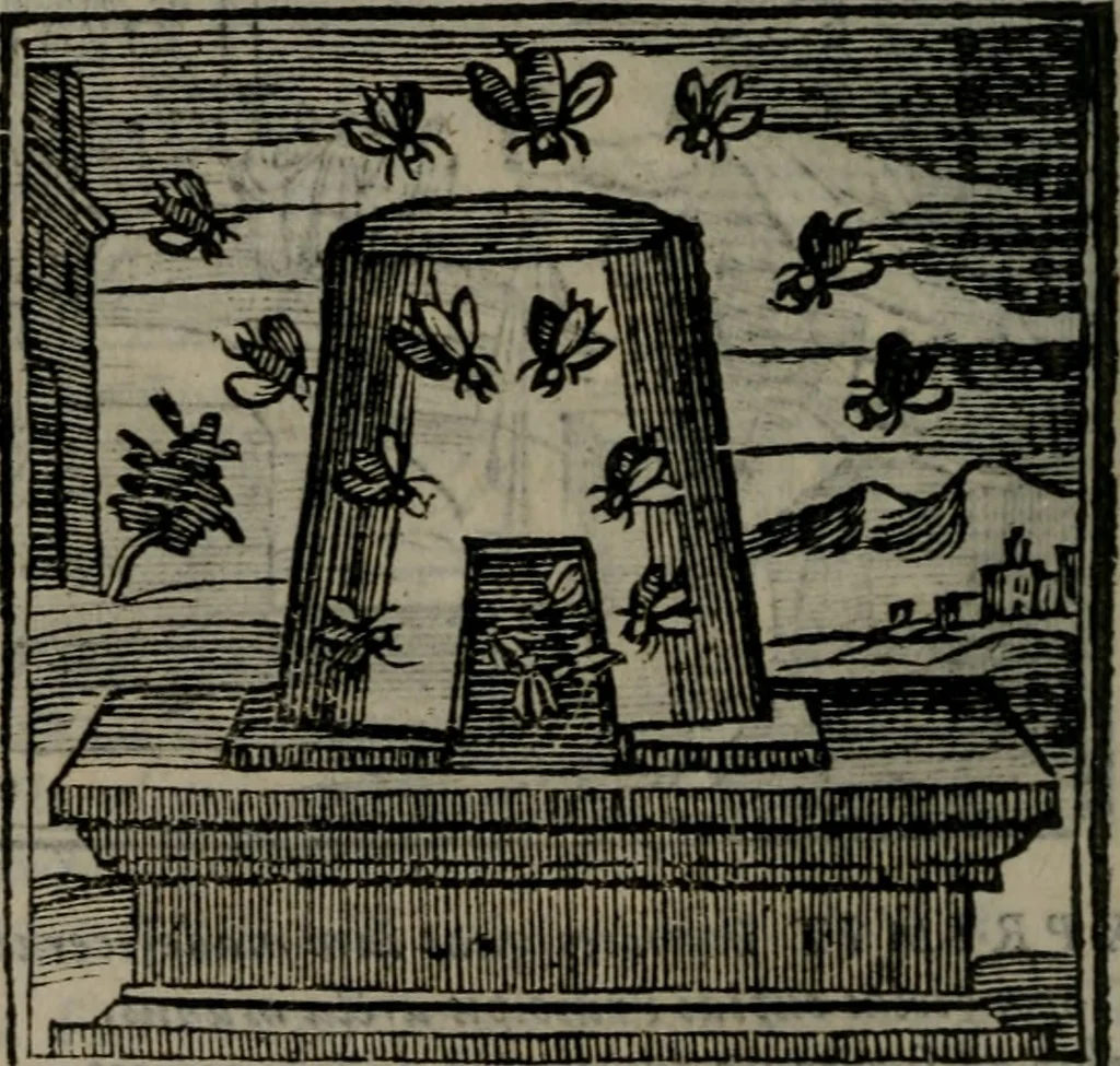 An illustration from Emblemata v. cl. Andreae Alciati : cu imaginibus plerisque restitutis ad mentem auctoris, 1618, leaf 301