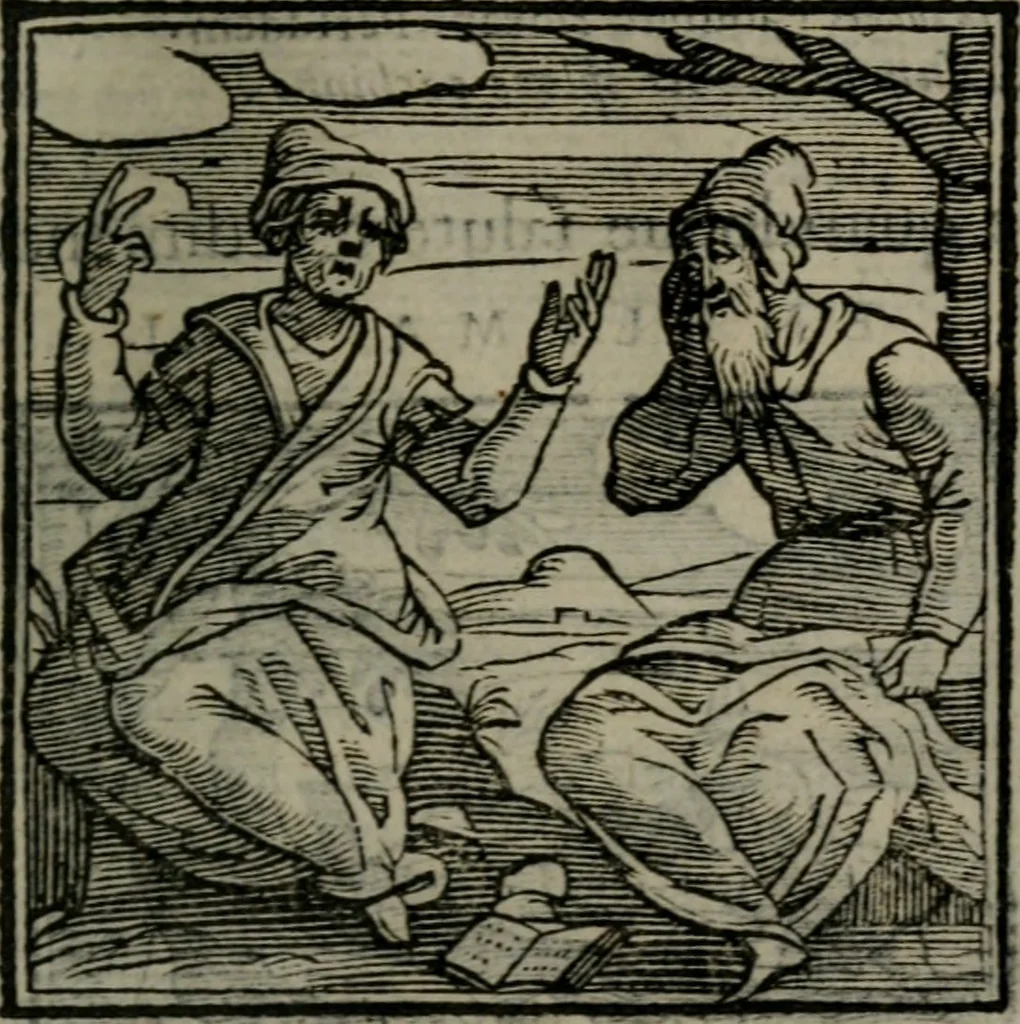 An illustration from Emblemata v. cl. Andreae Alciati : cu imaginibus plerisque restitutis ad mentem auctoris, 1618, leaf 306