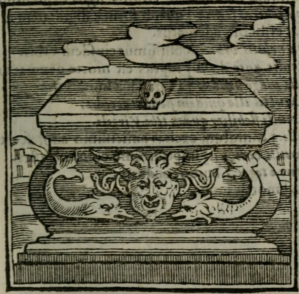 An illustration from Emblemata v. cl. Andreae Alciati : cu imaginibus plerisque restitutis ad mentem auctoris, 1618, leaf 314