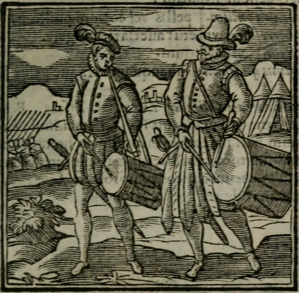 An illustration from Emblemata v. cl. Andreae Alciati : cu imaginibus plerisque restitutis ad mentem auctoris, 1618, leaf 338