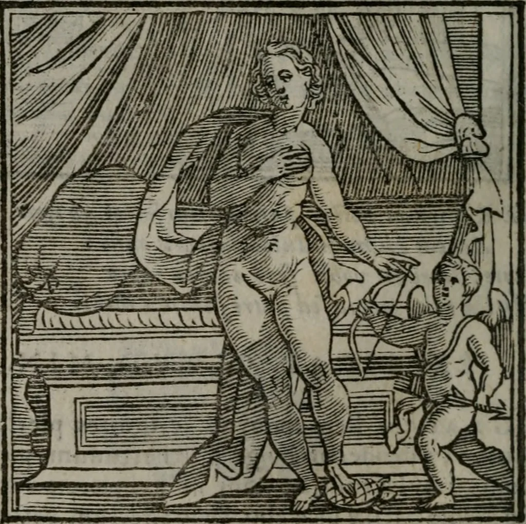 An illustration from Emblemata v. cl. Andreae Alciati : cu imaginibus plerisque restitutis ad mentem auctoris, 1618, leaf 387