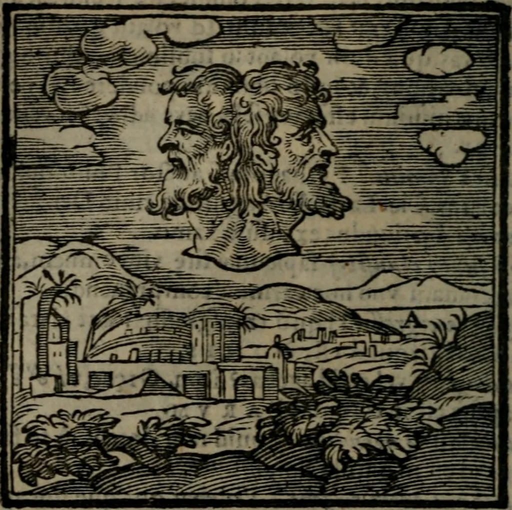 An illustration from Emblemata v. cl. Andreae Alciati : cu imaginibus plerisque restitutis ad mentem auctoris, 1618, leaf 89