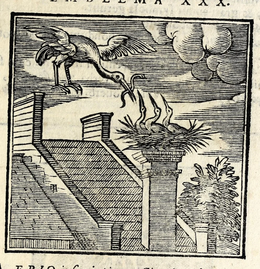An illustration from Emblemata v. cl. Andreae Alciati : cu[m] imaginibus plerisque restitutis ad mentem auctoris, 1618, leaf 119