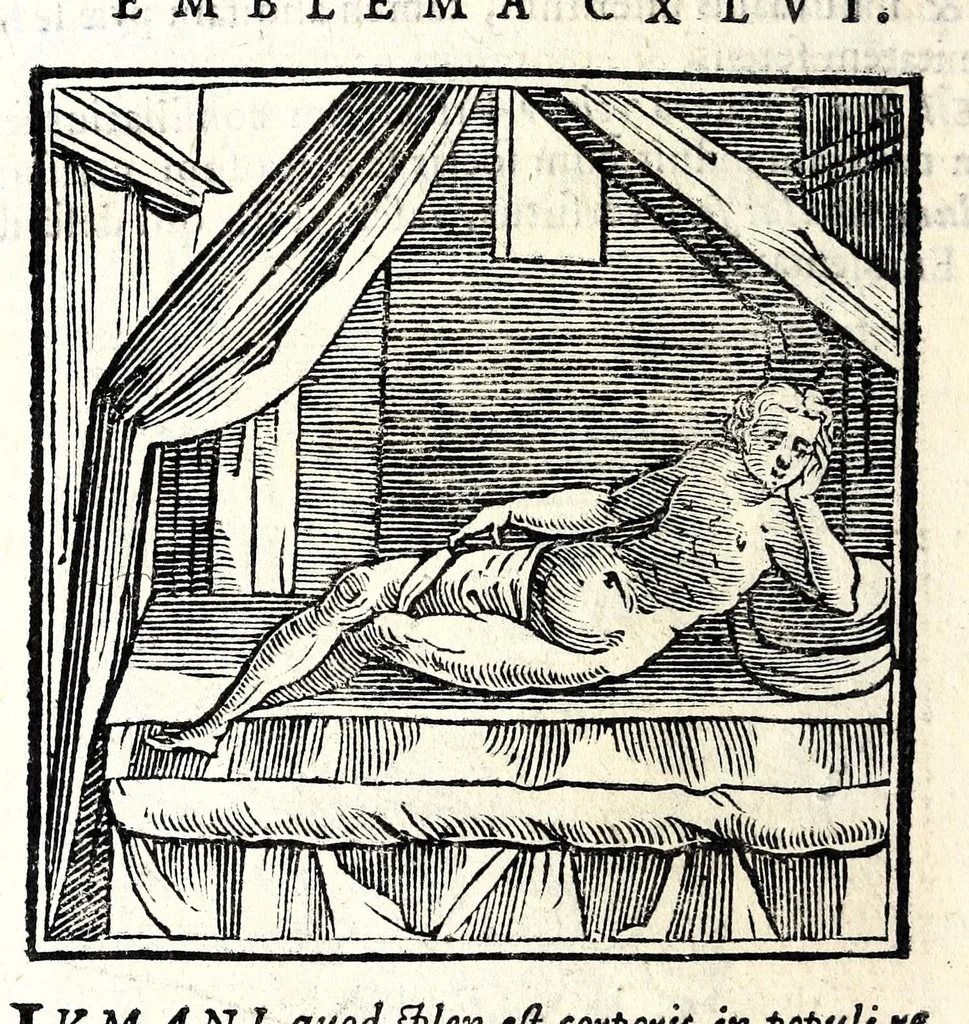 An illustration from Emblemata v. cl. Andreae Alciati : cu[m] imaginibus plerisque restitutis ad mentem auctoris, 1618, leaf 322