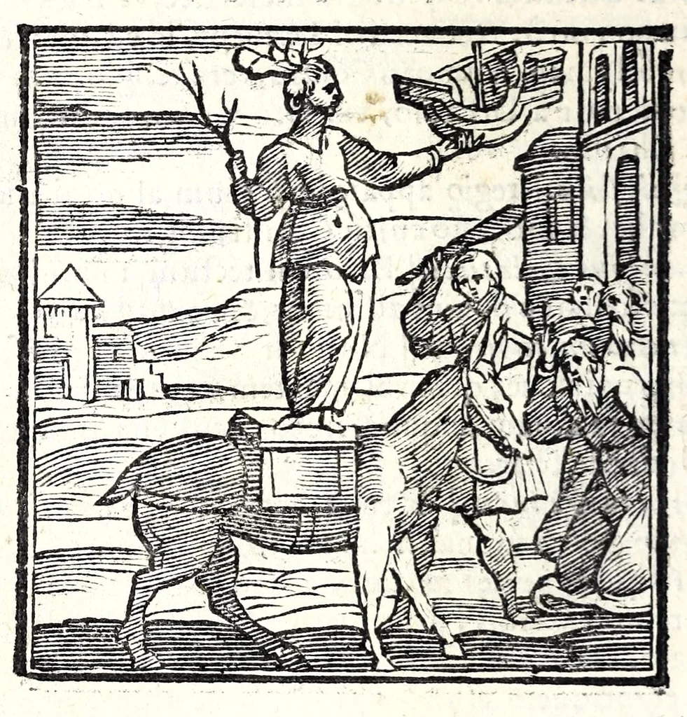 An illustration from Emblemata v. cl. Andreae Alciati : cu[m] imaginibus plerisque restitutis ad mentem auctoris, 1618, leaf 72