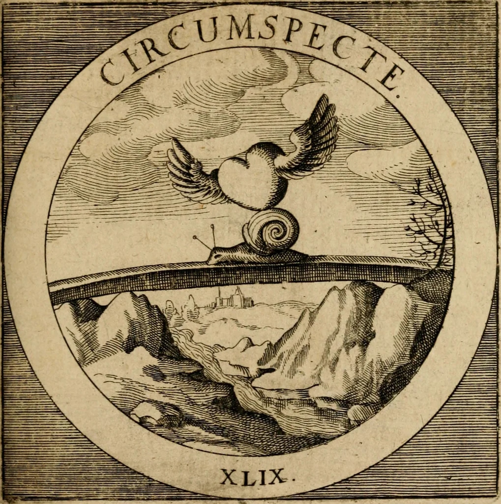 An illustration from Emblematum sacrorum prima[-secunda] pars : das ist, fünfftzig geistlicher in Kupffer gestochener Emblematum ausz der H. Schrifft von dem süssen Namen vnd Creutz Jesu Christi, erster[-ander] Theyl, 1624, leaf 214