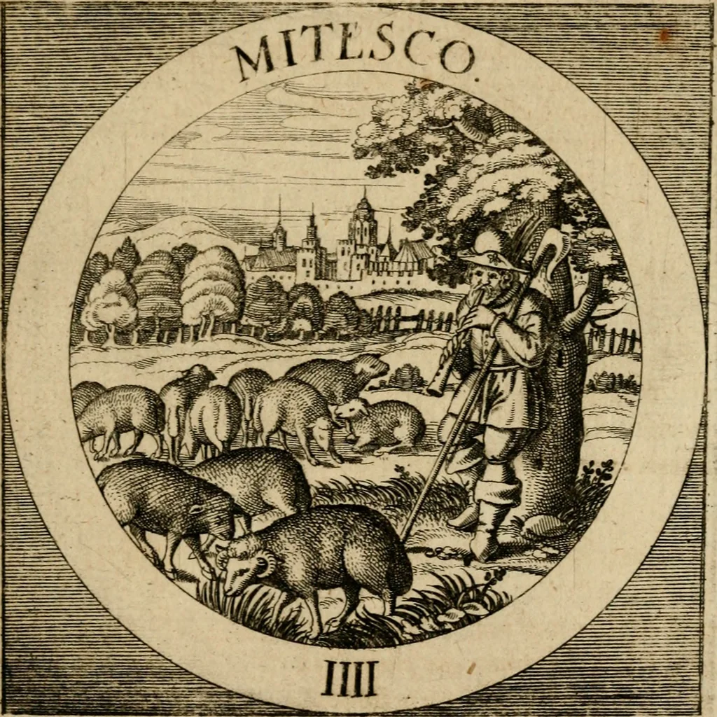An illustration from Emblematum sacrorum prima[-secunda] pars : das ist, fünfftzig geistlicher in Kupffer gestochener Emblematum ausz der H. Schrifft von dem süssen Namen vnd Creutz Jesu Christi, erster[-ander] Theyl, 1624, leaf 254