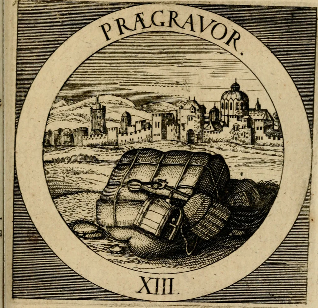 An illustration from Emblematum sacrorum prima[-secunda] pars : das ist, fünfftzig geistlicher in Kupffer gestochener Emblematum ausz der H. Schrifft von dem süssen Namen vnd Creutz Jesu Christi, erster[-ander] Theyl, 1624, leaf 290