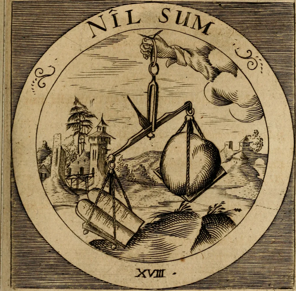 An illustration from Emblematum sacrorum prima[-secunda] pars : das ist, fünfftzig geistlicher in Kupffer gestochener Emblematum ausz der H. Schrifft von dem süssen Namen vnd Creutz Jesu Christi, erster[-ander] Theyl, 1624, leaf 90