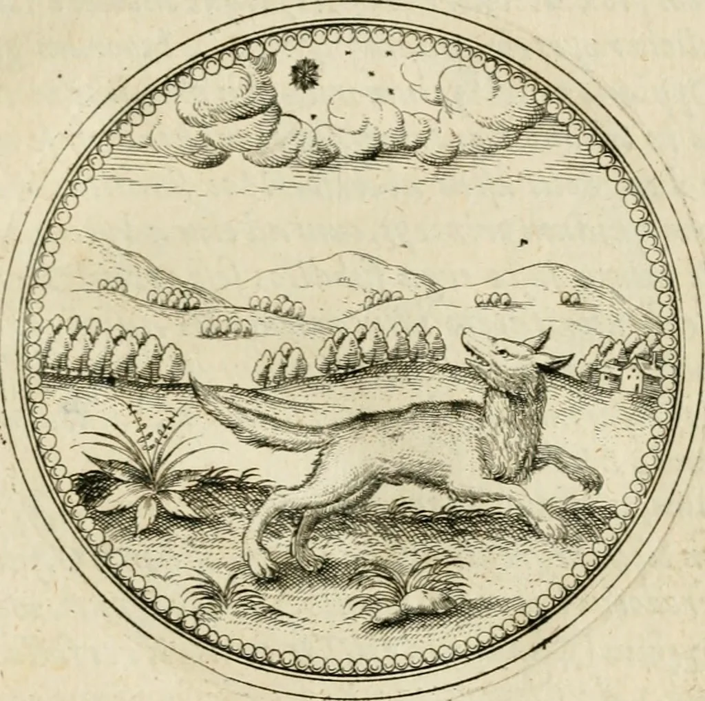 An illustration from Symbolorvm & emblematvm ex animalibvs qvadrvpedibvs desvmtorvm centvria altera, 1595, leaf 118