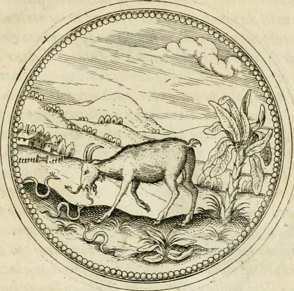An illustration from Symbolorvm & emblematvm ex animalibvs qvadrvpedibvs desvmtorvm centvria altera, 1595, leaf 144