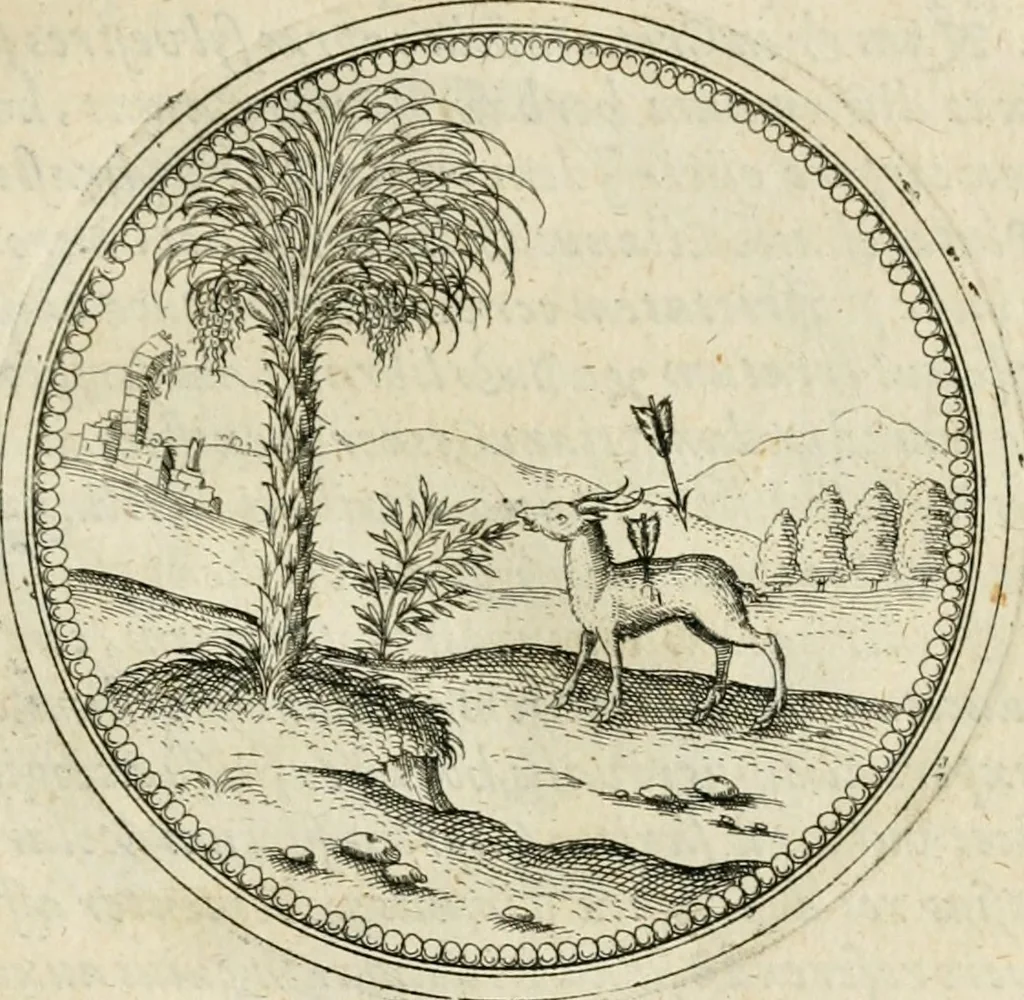 An illustration from Symbolorvm & emblematvm ex animalibvs qvadrvpedibvs desvmtorvm centvria altera, 1595, leaf 154