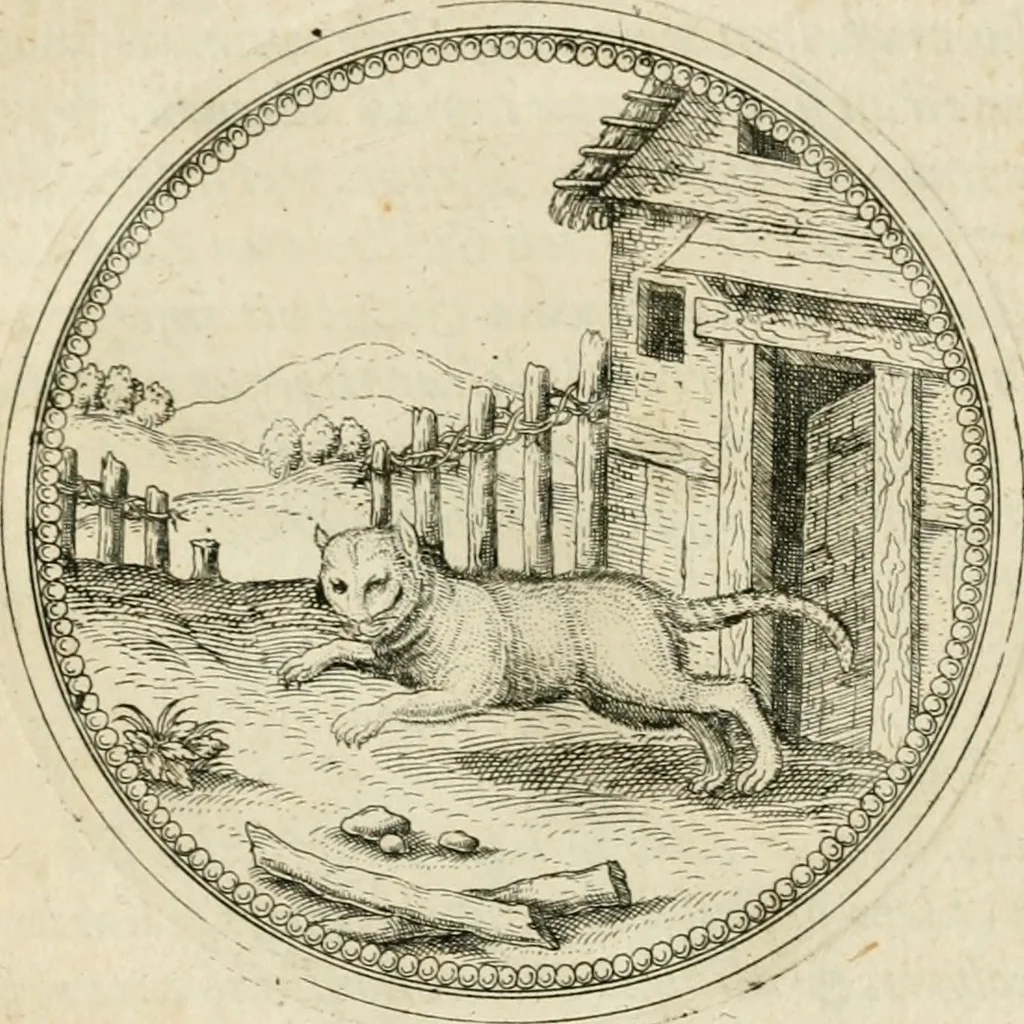 An illustration from Symbolorvm & emblematvm ex animalibvs qvadrvpedibvs desvmtorvm centvria altera, 1595, leaf 172