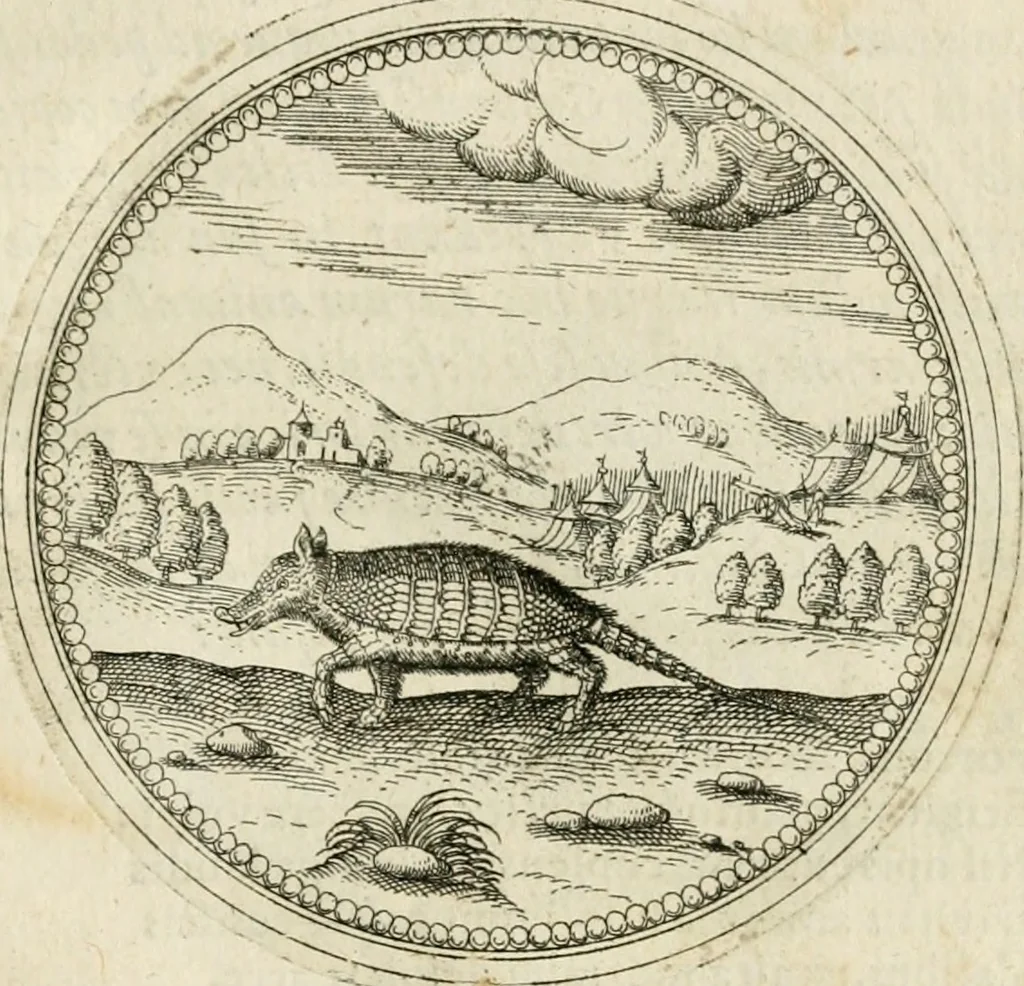 An illustration from Symbolorvm & emblematvm ex animalibvs qvadrvpedibvs desvmtorvm centvria altera, 1595, leaf 182