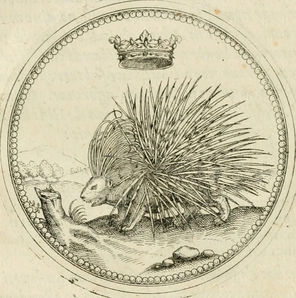 An illustration from Symbolorvm & emblematvm ex animalibvs qvadrvpedibvs desvmtorvm centvria altera, 1595, leaf 184