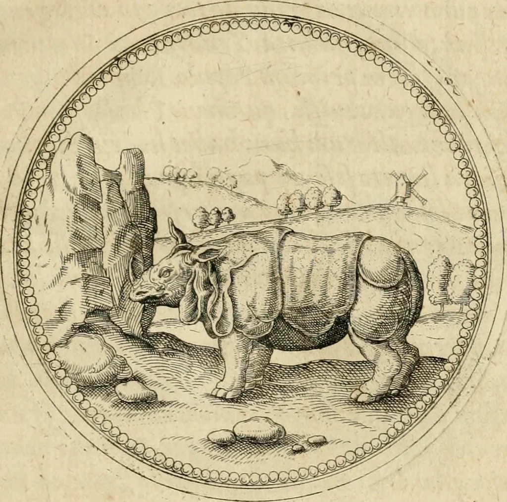 An illustration from Symbolorvm & emblematvm ex animalibvs qvadrvpedibvs desvmtorvm centvria altera, 1595, leaf 24