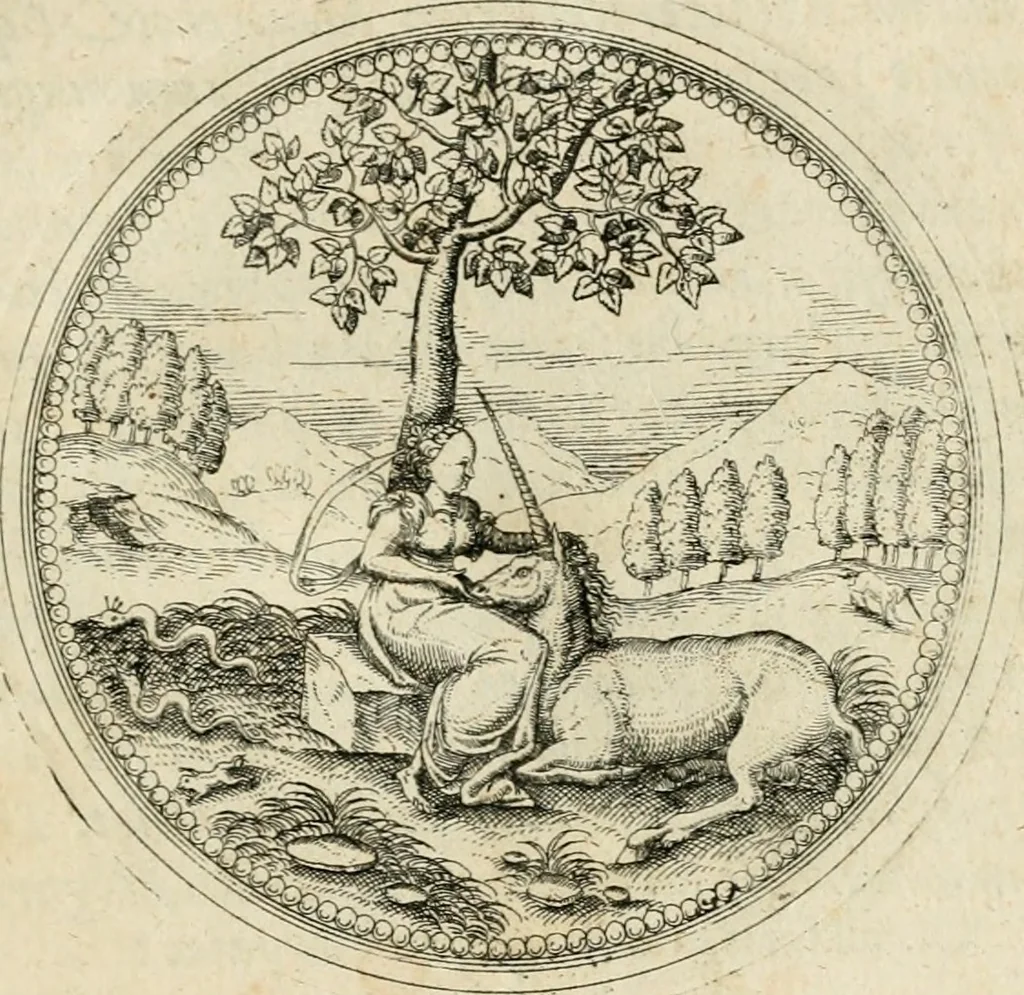 An illustration from Symbolorvm & emblematvm ex animalibvs qvadrvpedibvs desvmtorvm centvria altera, 1595, leaf 42